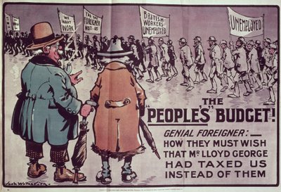 「人民予算」、1909 作： Jack Walker